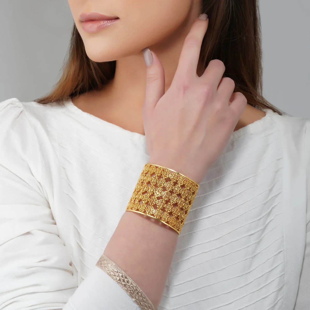 Gold Cuff Bracelet
