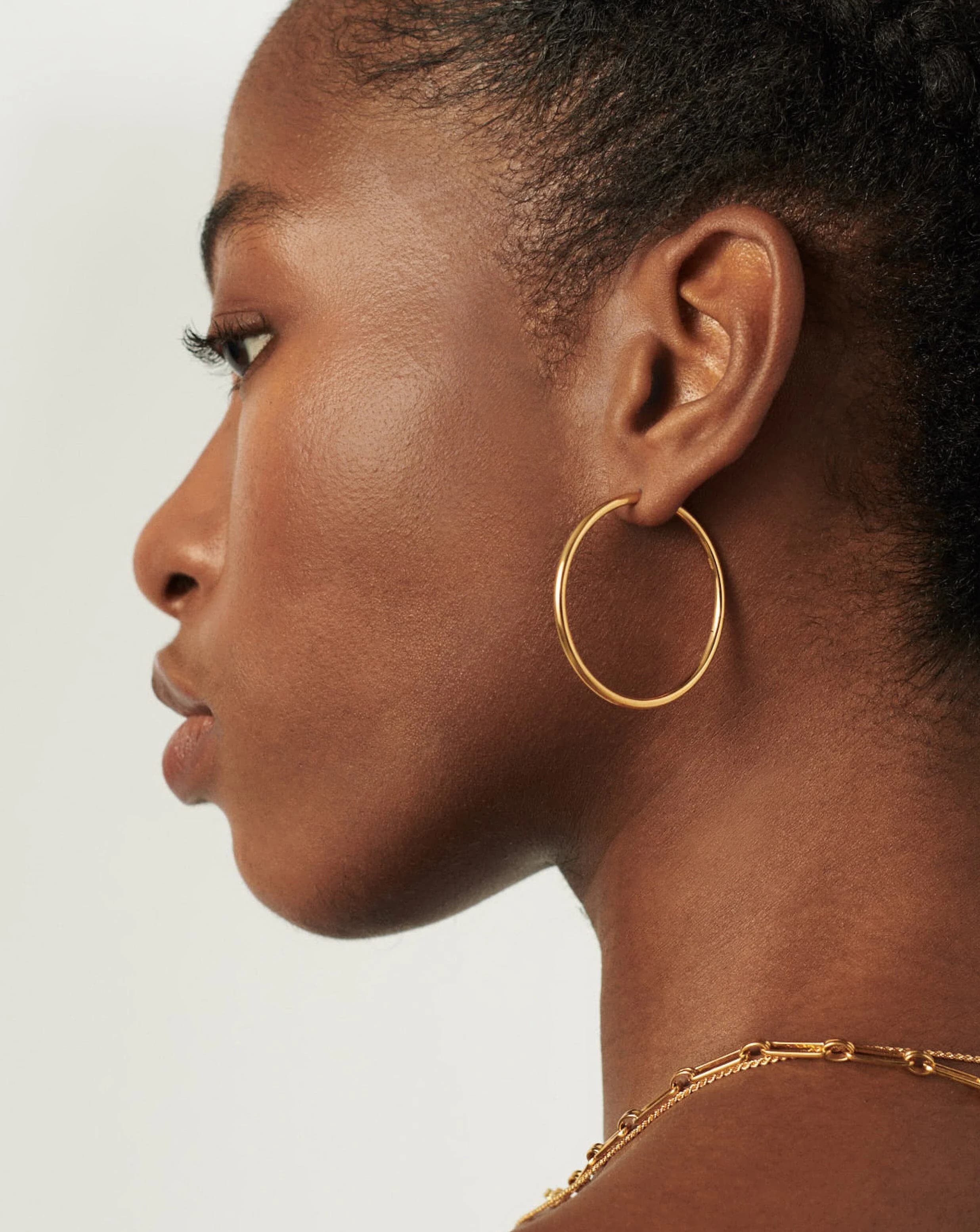 Gold Hoop Earrings